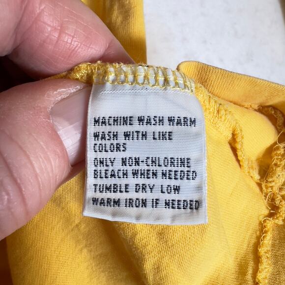 Polo by Ralph Lauren Long Sleeve T-Shirt Men XL Bright Yellow w/ Blue Pony Logo - Picture 7 of 12